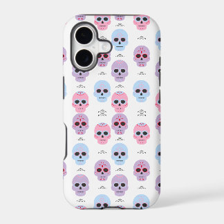 Padrão de Caveira de Cor do Pastel Personalizado