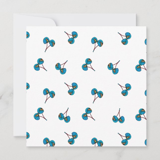 Padrão de Cereja Azul (Frente)