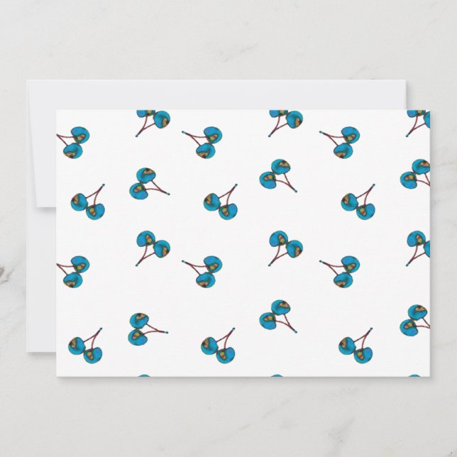 Padrão de Cereja Azul (Frente)