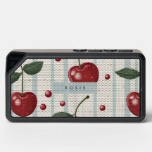 Padrão de Cereja Vermelha Personalizada Retro-Vint