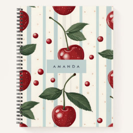 Padrão de Cereja Vermelha Personalizada Retro-Vint