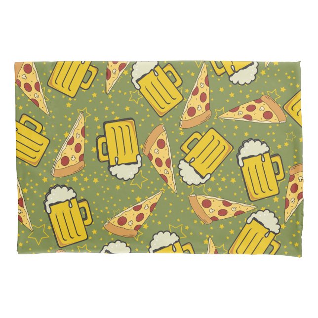 Padrão de cerveja e pizza (Frente)