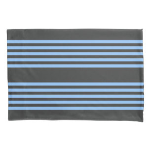 Padrão de cinco faixas de azul e carvão