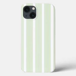 Padrão de cinco faixas verde-claro e branco