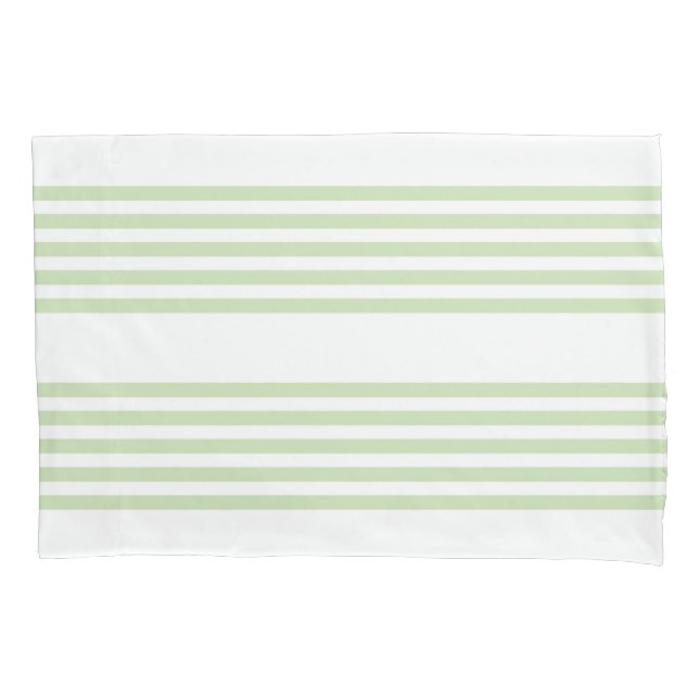 Padrão de cinco faixas verde-claro e branco (Frente)