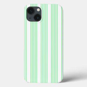 Padrão de cinco faixas verde e branco