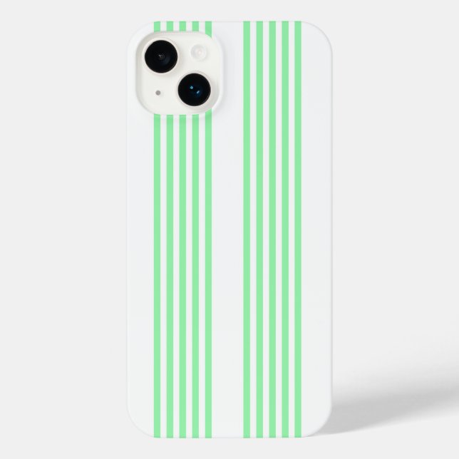 Padrão de cinco faixas verde e branco (Verso)