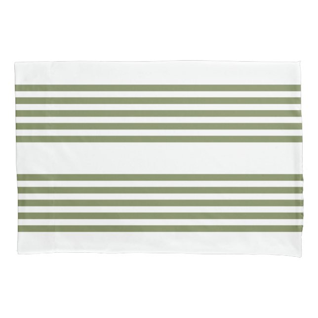 Padrão de cinco faixas verde-oliva e branco (Frente)