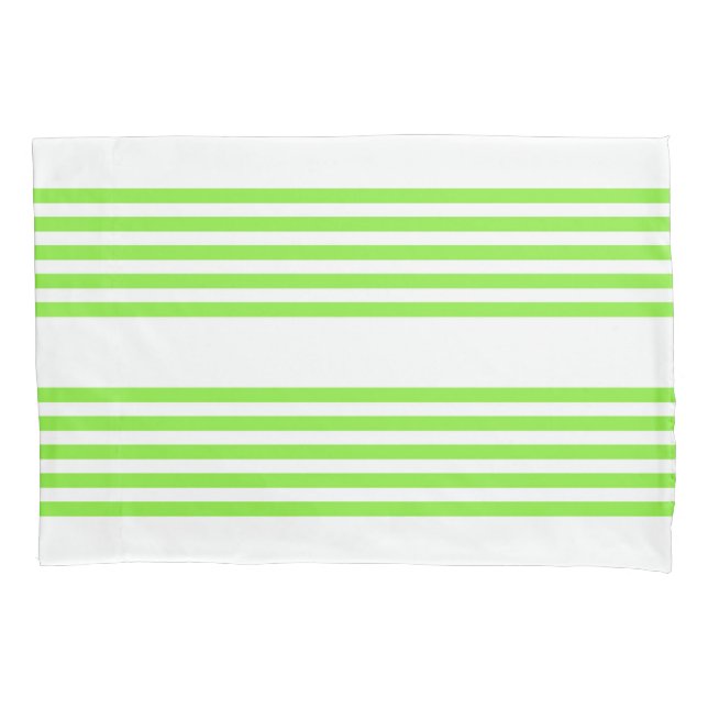 Padrão de cinco faixas verdes limões e brancas (Frente)