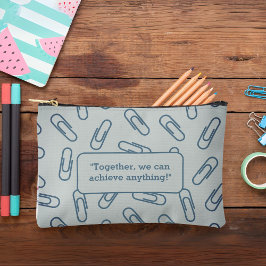 Padrão de clipes de papel - caixa/saco de lápis pe