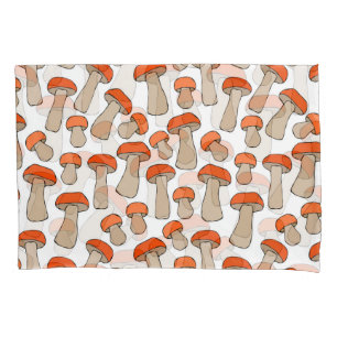 Padrão de Cogumelos Vermelho-Laranja-Aspen
