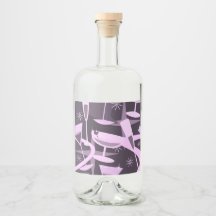Padrão de Coquetel Martini Retro Atômico dos Anos 