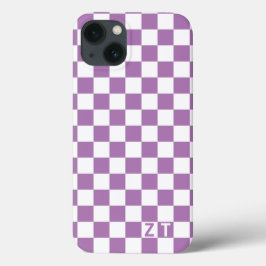 Padrão de cor branco e personalizado com as inicia