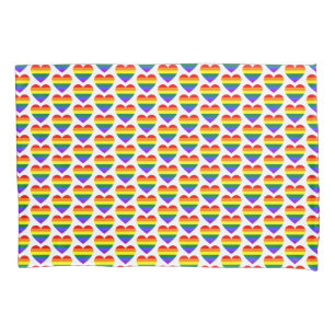Padrão de Coração Arco-íris Orgulho LGBT Gay