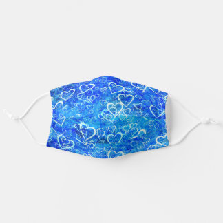 Padrão de Coração Azul-Cinto