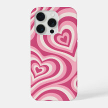Padrão de Coração Camadas Rosa