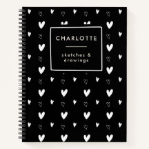 Padrão de Coração Escandinavo Bonito Personalizado