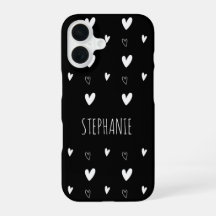 Padrão de Coração Escandinavo Bonito Personalizado