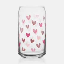 Padrão de Coração Rosa Fofo – Design Romântico e E