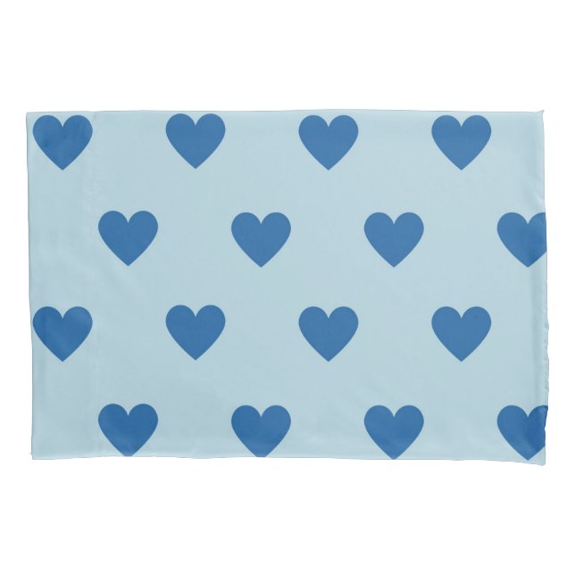 Padrão de Coração Simples Azul (Frente)