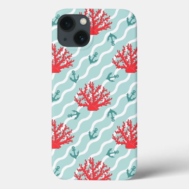 Padrão de Coral Vermelho 1 (Verso)