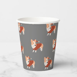 Padrão de Corgi de Natal Bonito
