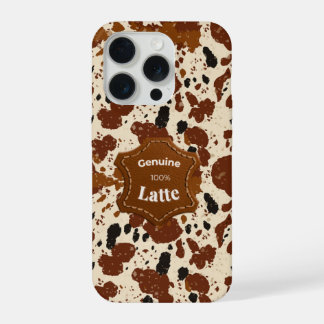Padrão de Couro de Vaca Latte 100% Genuíno | Neutr
