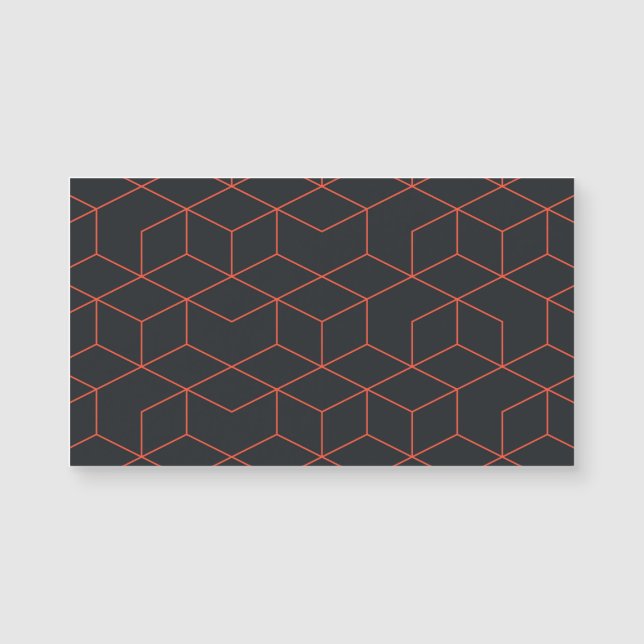 Padrão de cubo vibrante, retrô, simples, legal e d (Frente)