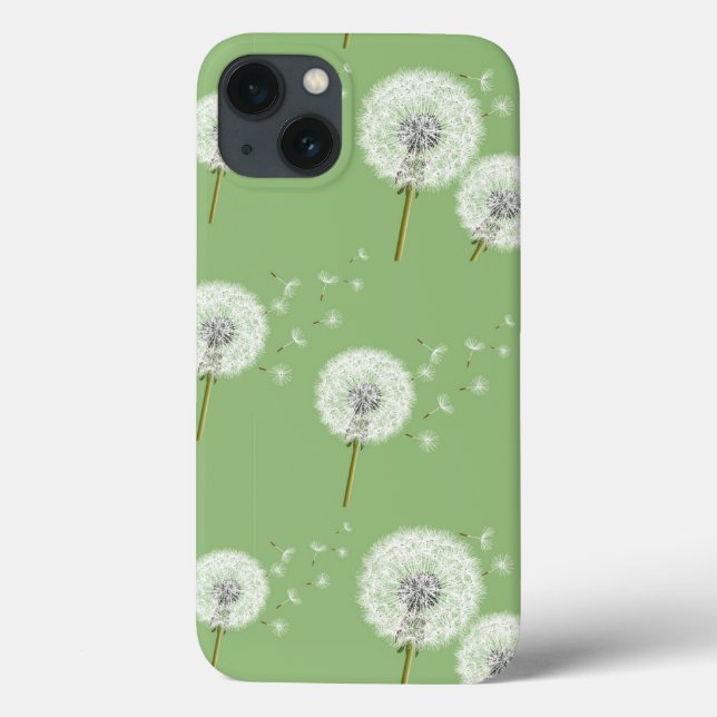 Padrão de Dandelion em Informações Verdes (Verso)