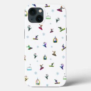Padrão de Desenho do Snowboard Phone / iPad case