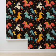 Padrão de Desenho do Unicorn Pony Chalk