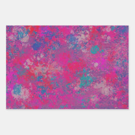 Padrão de Design de Abstrato de Cores em Cascata