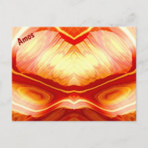Padrão de design frontal AMOS ~ 3D ~ Cartão postal
