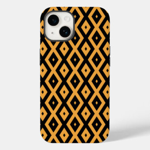 Padrão de diamante amarelo e preto