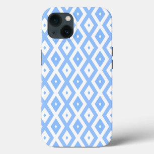 Padrão de diamante azul e branco Case-Mate capa de