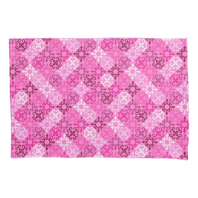 Padrão de Diamante com Filigrana Rosa (Frente)