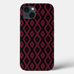 Padrão de diamante preto e borrado Case-Mate iPhon