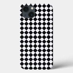 Padrão de diamante preto e branco por Shirley Tayl