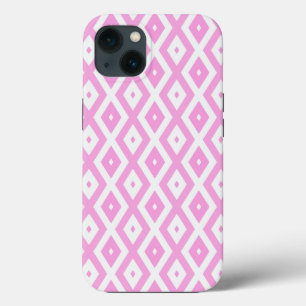 Padrão de diamante rosa e branco Case-Mate iPhone 