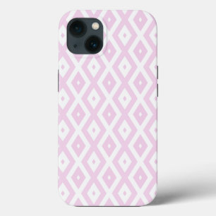 Padrão de diamante rosa pálido e branco Case-Mate 