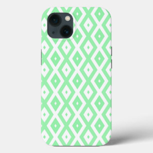 Padrão de diamante verde e branco Case-Mate capa d