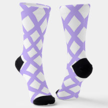 Padrão de Diamante Xadrez Branco Roxo