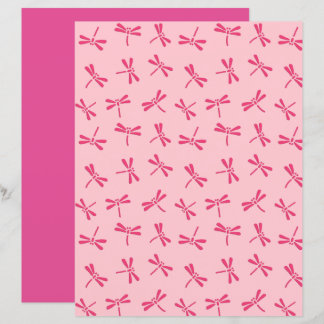 Padrão de Dragonfly Japonês, Rosa Coral Claro