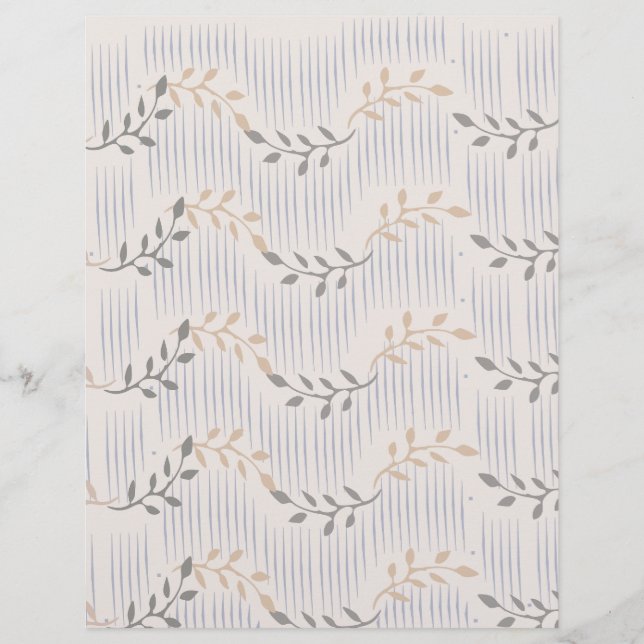 Padrão de espiral da folha: (Frente)