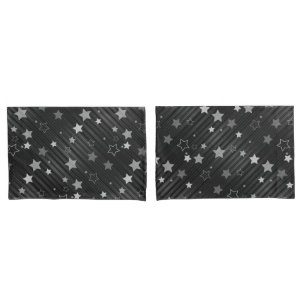 Padrão de estrelas pretas