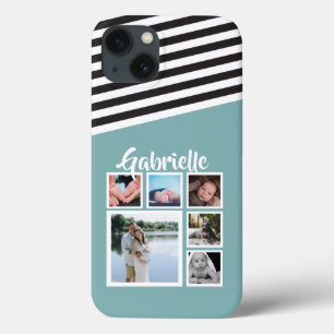 Padrão de faixa verde verde preto personalizado