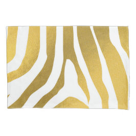 Padrão de faixas de impressão de zebra Dourada Fau