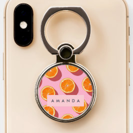 Padrão de Fatia Laranja Personalizada do Monograma