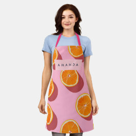 Padrão de Fatia Laranja Personalizada do Monograma