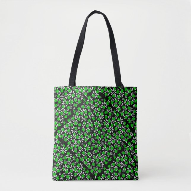 Padrão de fechamento 01w preto BG Tote Bag (Frente)